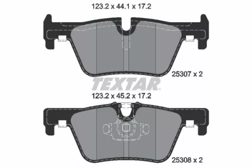 Textar Rear Brake Pads Set For Bmw 1 2 3 4 Series