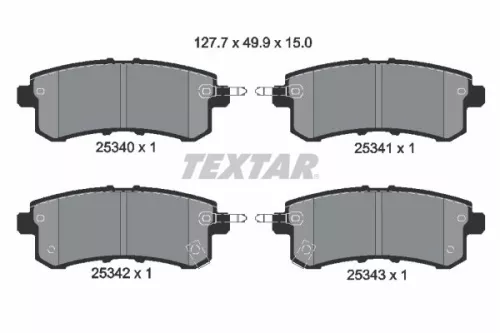 Textar Rear Brake Pads Set For Infiniti Nissan Armada Patrol Qx56 Qx80