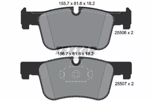 Textar Front Brake Pads Set For Bmw 1 2 3 4 Series