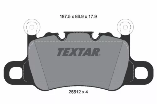 Textar Rear Brake Pads Set For Porsche 911