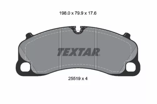 Textar Front Or Rear Brake Pads Set For Porsche 718 Boxster 718 Cayman 911