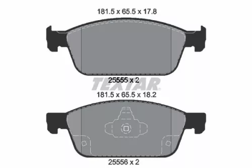 Textar Front Brake Pads Set For Ford Ford (Changan) Ford Australia Kuga Tourneo 