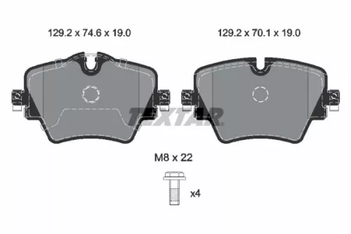Textar Front Brake Pads Set For Bmw Toyota 2 5 Series Supra X3 X4