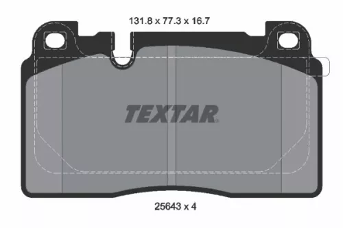 TEXTAR TEXTAR 2564305 Textar Front Brake Pads Set For Audi Q5 