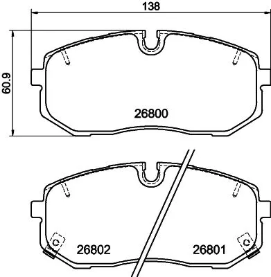 Textar Front Brake Pads Set For Hyundai Kia (Dyk) I20 Kx7
