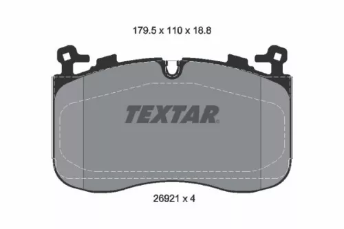 Textar Front Brake Pads Set For Bmw Xm
