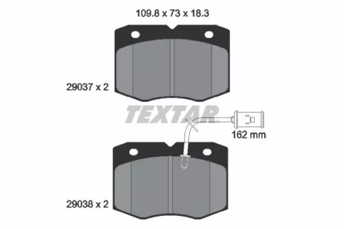Textar Front Brake Pads Set For Iveco Daily