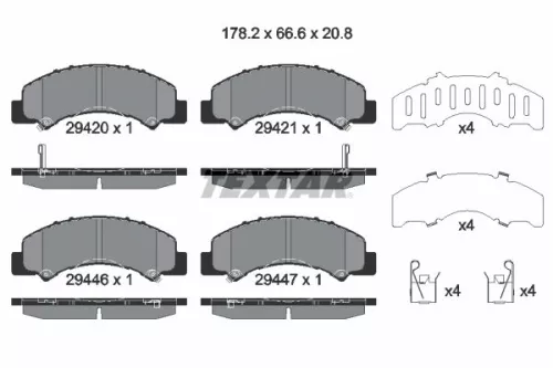 Textar Front Or Rear Brake Pads Set For Isuzu Elf Forward F Grafter N