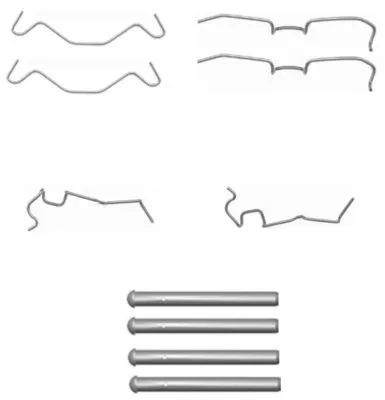 TEXTAR TEXTAR 82506300 Accessory Kit, disc brake pad 