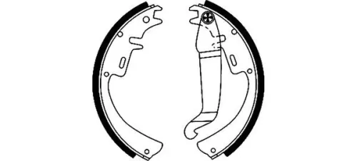 Textar Rear Brake Shoe Set For Bedford Opel Vauxhall Ascona Astra Astra Van Astr