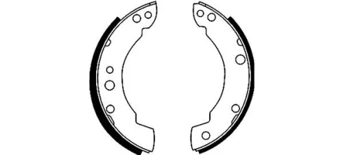 Textar Rear Brake Shoe Set For Ford Ldv 200 Convoy Freight Rover Sherpa Pilot Sh