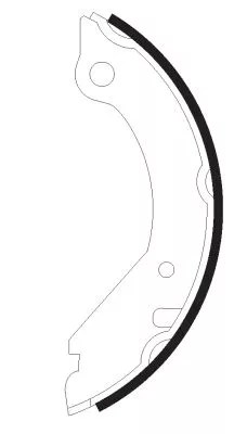 Brake Shoe Set, parking brake