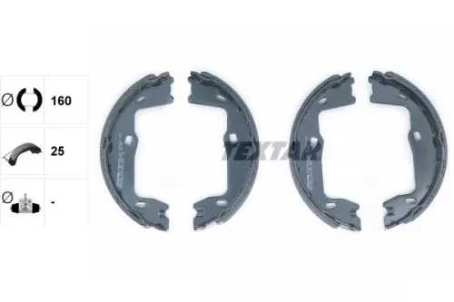 Brake Shoe Set, parking brake