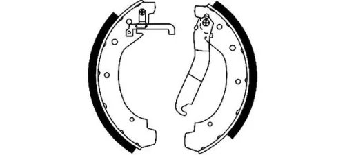 Textar Rear Brake Shoe Set For Vw Lt 28-35 Lt 40-55