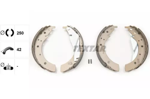 TEXTAR TEXTAR 91033500 Textar Rear Brake Shoe Set For Bmw 5 