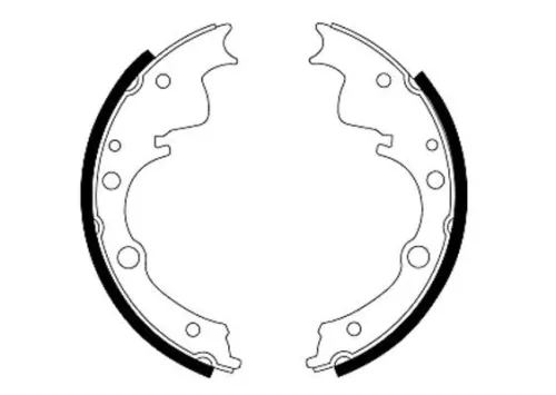 Textar Rear Brake Shoe Set For Iveco Daily