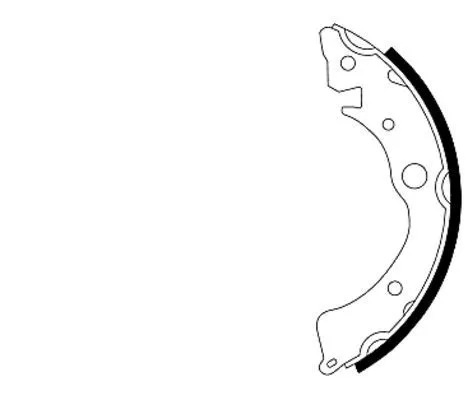 Textar Rear Brake Shoe Set For Honda Rover 200 Civic Crx Integra