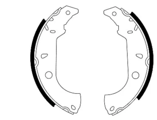 Textar Rear Brake Shoe Set For Alfa Romeo Fiat 145 146 Fiorino Fiorino Pick Up M