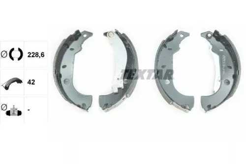 TEXTAR TEXTAR 91037000 Textar Rear Brake Shoe Set For Alfa Romeo Fiat 145 146 Fiorino Fiorino Pick Up M 