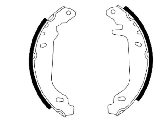 Textar Rear Brake Shoe Set For Renault 11 19 21 9 Clio Rapid Super 5 Twingo