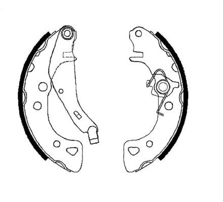 Textar Rear Brake Shoe Set For Citroën Mega Peugeot Proton 106 106 Van Ax Club C