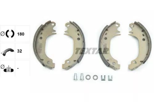 Textar Rear Brake Shoe Set For Citroën Dallas Peugeot 106 106 Van 205 309 Ax Fun