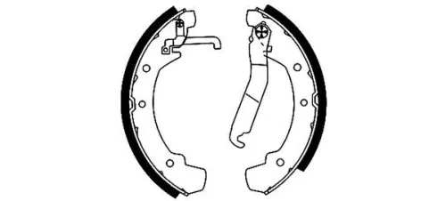 Textar Rear Brake Shoe Set For Vw Lt 28-35