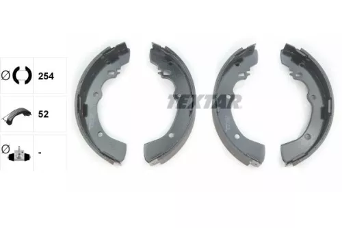 TEXTAR TEXTAR 91040300 Textar Rear Brake Shoe Set For Mitsubishi L 300 L 300 / Delica 