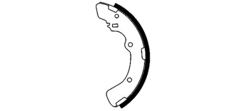 Textar Rear Brake Shoe Set For Mitsubishi L 300 L 300 / Delica
