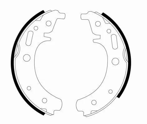 Textar Front Brake Shoe Set For Trabant P 601