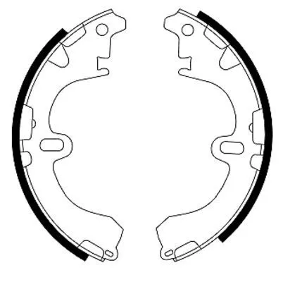Textar Rear Brake Shoe Set For Holden Toyota Caldina Carina Corolla Corolla Levi