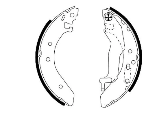 Textar Rear Brake Shoe Set For Honda Mg Rover 200 25 25 Commerce 400 45 Cdv Civi
