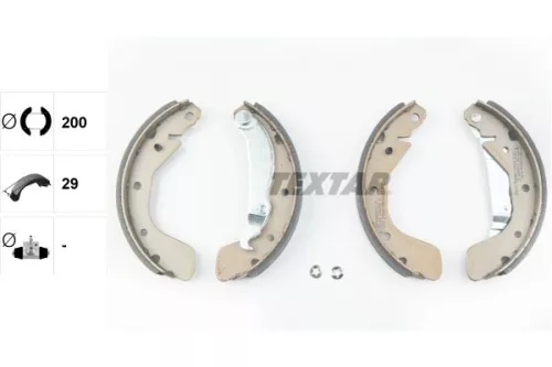 TEXTAR TEXTAR 91044800 Textar Rear Brake Shoe Set For Buick (Sgm) Chevrolet Chevrolet (Sgm) Holden Opel 
