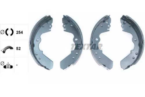 TEXTAR TEXTAR 91045100 Textar Rear Brake Shoe Set For Isuzu Opel Vauxhall Campo D-max Frontera Kb Picku 