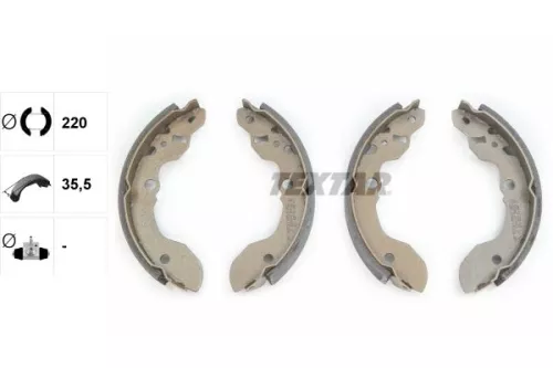 TEXTAR TEXTAR 91046200 Textar Rear Brake Shoe Set For Geo Suzuki Tracker Vitara 