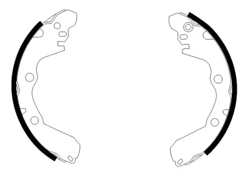 Textar Rear Brake Shoe Set For Chrysler Dodge Hyundai Mitsubishi Colt Eclipse La
