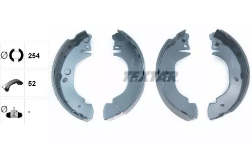 TEXTAR TEXTAR 91048500 Textar Rear Brake Shoe Set For Ford Ford (Jmc) Ford Australia Transit Transit To 
