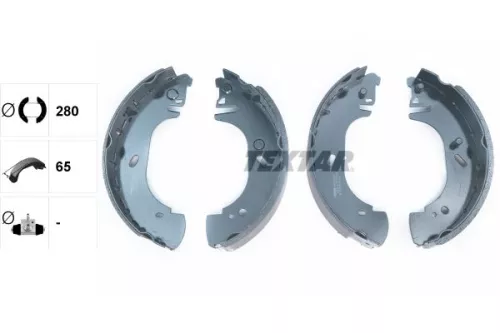 TEXTAR TEXTAR 91048600 Textar Rear Brake Shoe Set For Ford Ford Australia Transit Transit Tourneo 