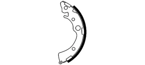 Textar Rear Brake Shoe Set For Honda Honda (Gac) Civic Fit
