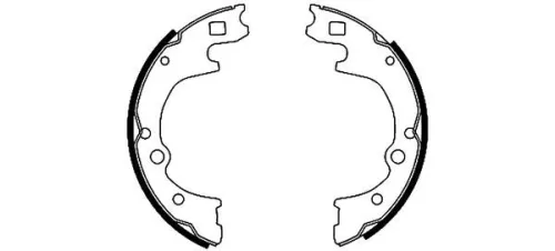 Textar Rear Brake Shoe Set For Hyundai Kia Mazda Bongo E H100 K2500 K2700 K2900 