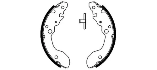 Textar Rear Brake Shoe Set For Suzuki X-90