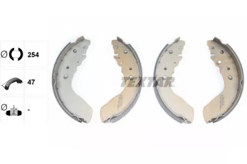 TEXTAR TEXTAR 91051300 Textar Rear Brake Shoe Set For Geo Suzuki Tracker Vitara Vitara Cabrio 