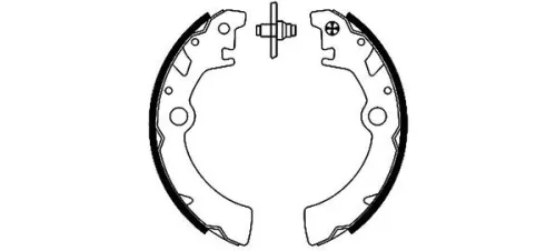 Textar Rear Brake Shoe Set For Suzuki Suzuki (Changhe) Wagon R Wagon R+