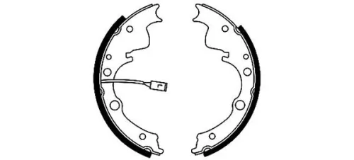 Textar Rear Brake Shoe Set For Iveco Daily