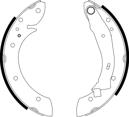 Textar Rear Brake Shoe Set For Citroën Citroën (Df-psa) Peugeot Proton Berlingo 