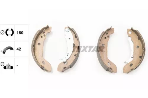TEXTAR TEXTAR 91053000 Textar Rear Brake Shoe Set For Mercedes-benz A-class 
