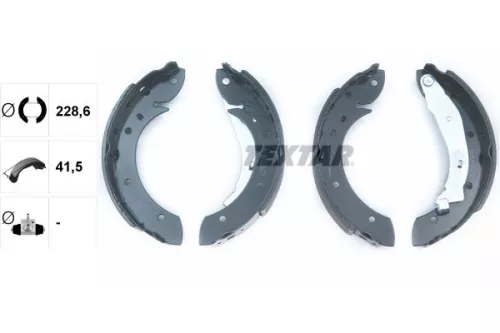 TEXTAR TEXTAR 91053900 Textar Rear Brake Shoe Set For Peugeot Renault 405 Espace 