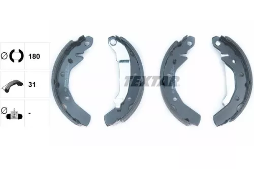 TEXTAR TEXTAR 91054000 Textar Rear Brake Shoe Set For Baojun (Sgmw) Chevrolet Chevrolet (Sgmw) Daewoo F 