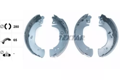 TEXTAR TEXTAR 91054500 Textar Rear Brake Shoe Set For Opel Renault Vauxhall Master Movano 