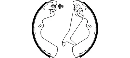 Textar Rear Brake Shoe Set For Galloper Hyundai Jac Mitsubishi Galloper H-1 H-1 